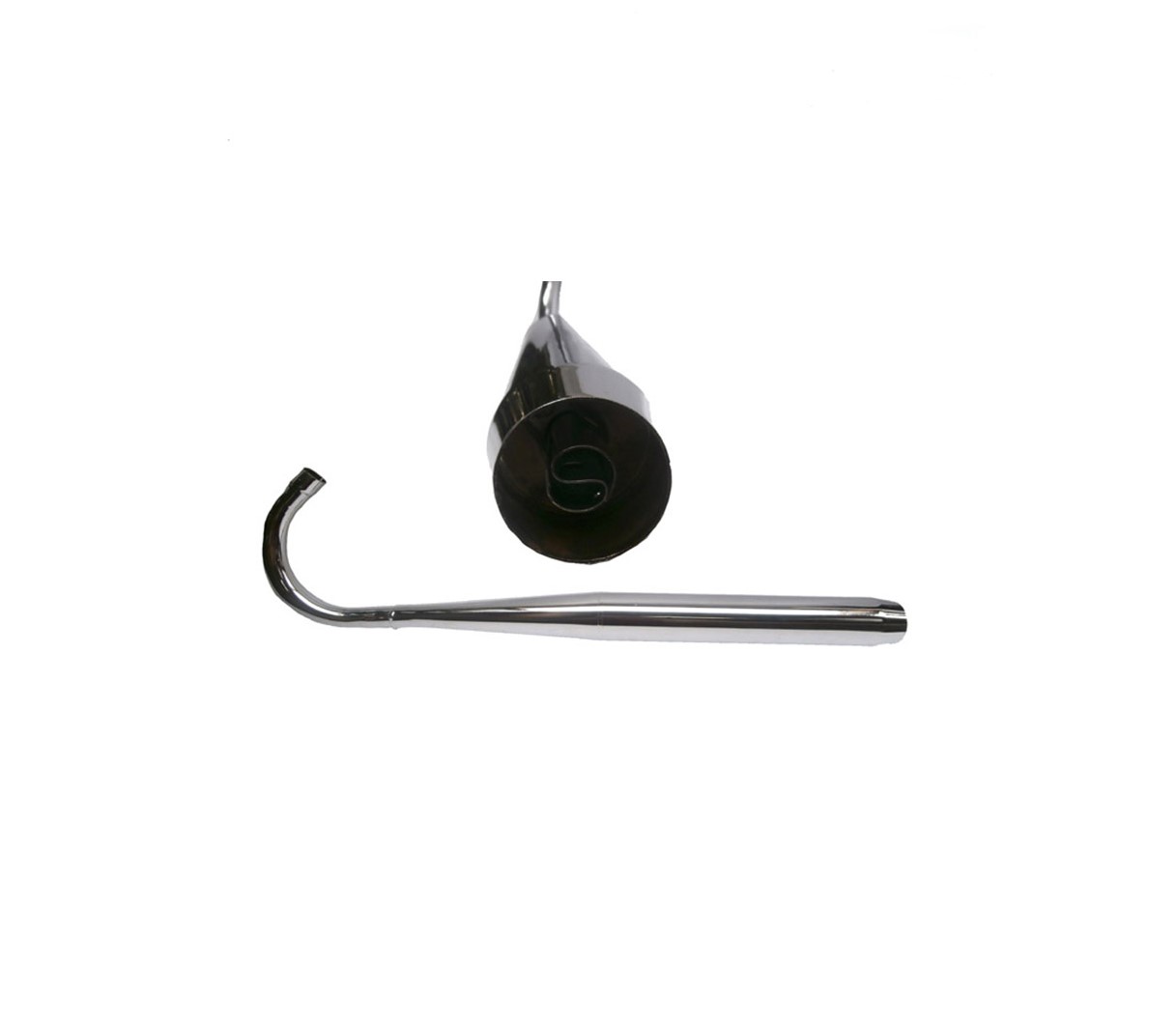 Blokfluituitlaat 70mm met 32mm aansluiting voor Kreidler KS 517 529 530
