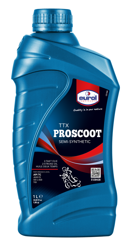 Scooter Olie Ttx,eurol, Proscoot, Synthetisch Voor 2takt 1l.