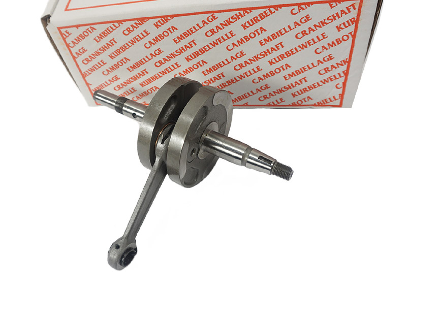 Bromfiets Ks 517 529 530 Krukas 3v/4v Racing - Zilveren Kooi - Rito Motor 09.195.15.1.012 Z100-03.910