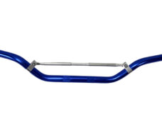 Blauw cross stuur 22mm universeel voor brommer en scooter