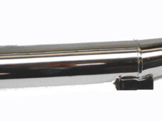 Aftermarket uitlaatdemper 28mm met knik 69cm voor Kreidler bromfiets