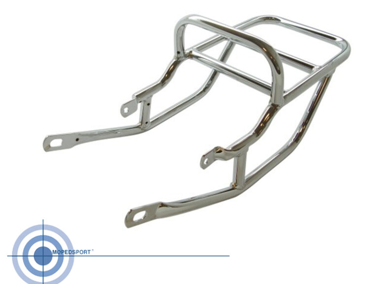 Verchroomde achterdrager voor Sachs V5 Racing 5 versnellingen bromfiets