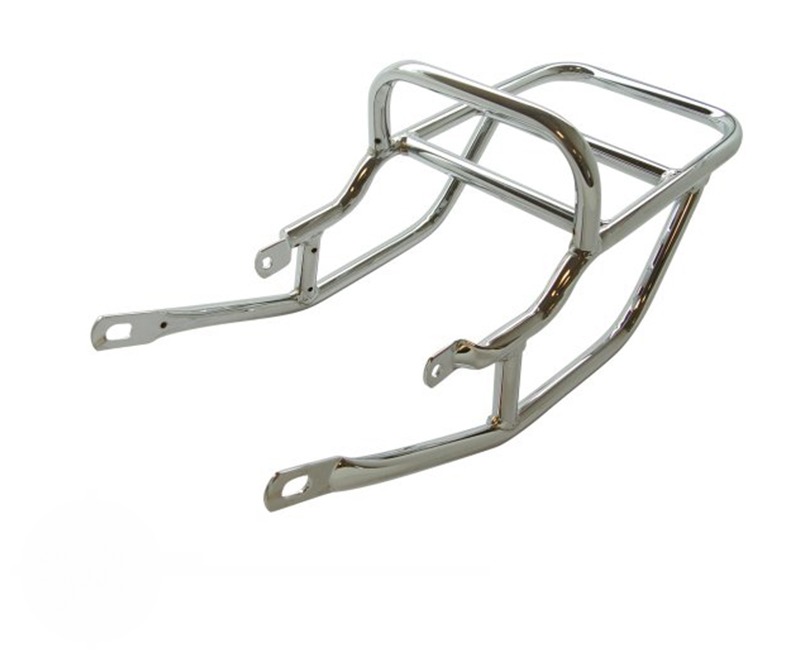 Verchroomde achterdrager voor Sachs V5 Racing 5 versnellingen bromfiets