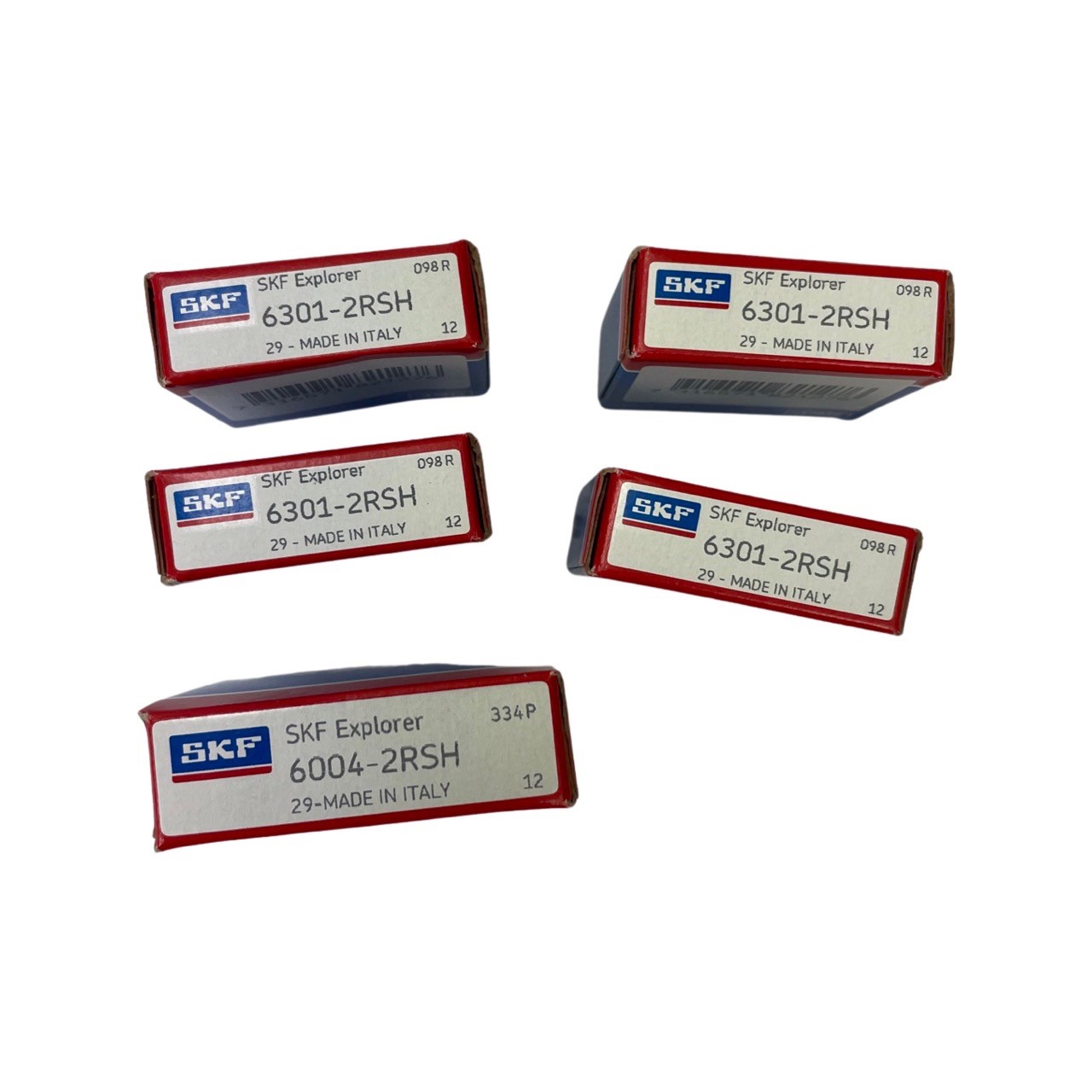 Kreidler Lagerset Voor Gietwiel 3/4/5v. Skf. 4x 6301-2rsh 1x 6004-2rsh Lager Wiel 00.60.33 / 00.61.31