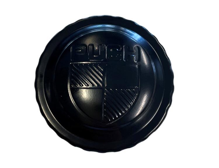 Puch Maxi Mv Ms Monza Universeel Tankdop Zwart 30mm Met Logo