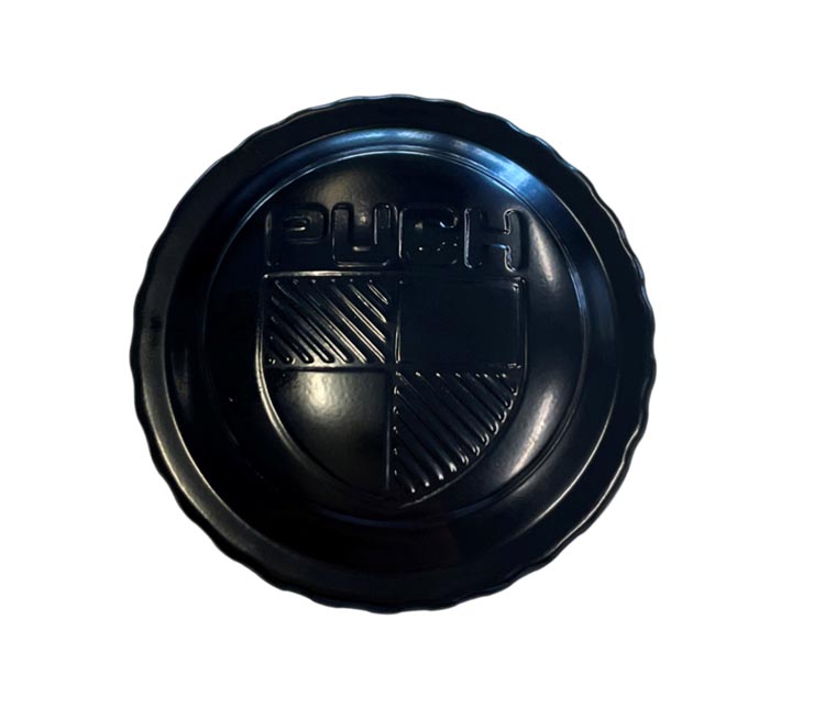 Puch Maxi Mv Ms Monza Universeel Tankdop Zwart 30mm Met Logo