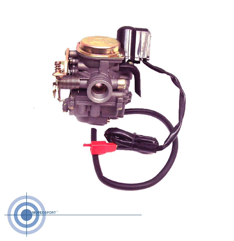 4takt 50cc China Scooter Kymco Carburateur Qmb 139 /gy6 Koperkleurige Deksel 18mm Elektrische Choke Universeel Peugeot V-clic