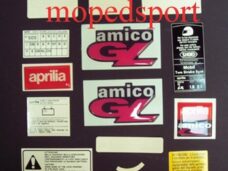 Aprilia Transferset Amico Gle Voor Blauw/paars 8215562 Frame Delen Stickerset