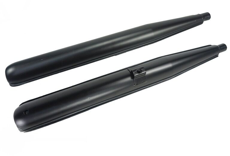 Morini bromfiets uitlaat zwart automaat 22mm Morini