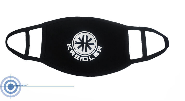 Universeel Mondkapje Zwart Met Kreidler Logo Wasbaar