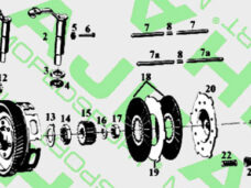 Koppelingshevel ring nr 3 voor Sachs 50/2 50/3 50/4 brommerblok