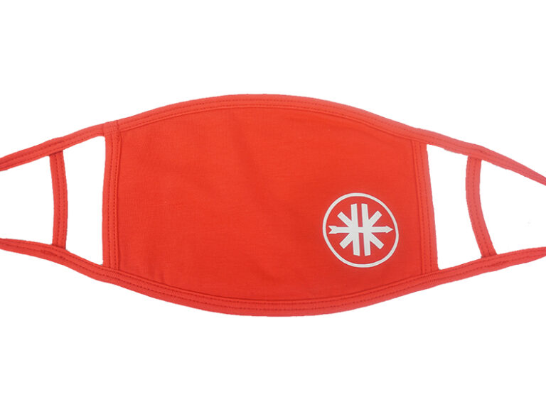 Universal Kreidler Mondkapje Rood Met Kreidler Logo Wasbaar