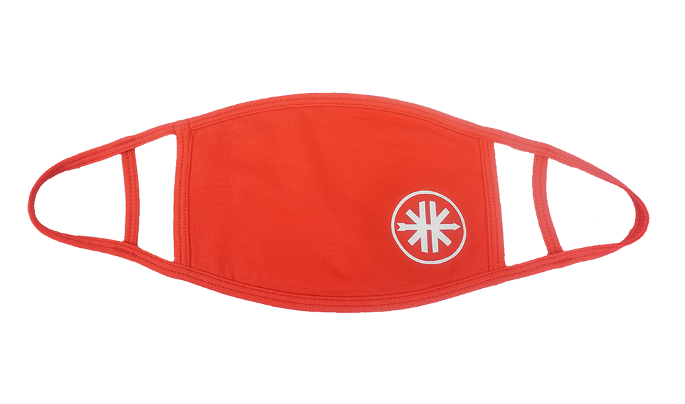 Universal Kreidler Mondkapje Rood Met Kreidler Logo Wasbaar