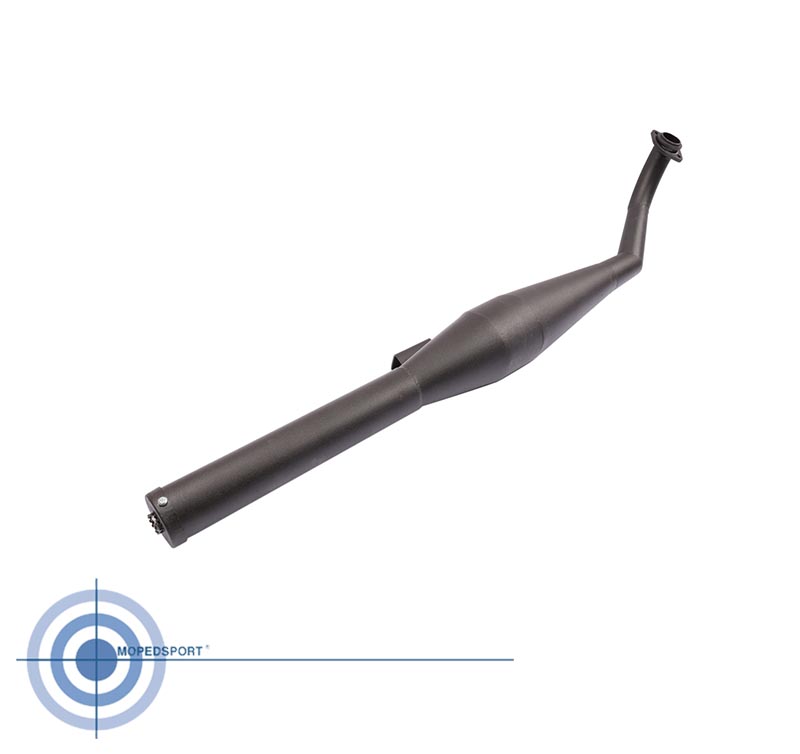 KREIDLER Uitlaat P6 32mm Zwart P6 Glaswol gedempt Handmade