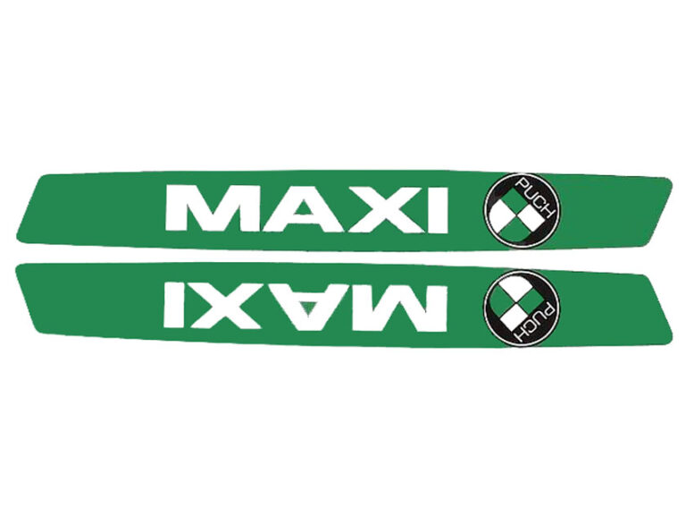Puch Maxi Tanktransferset Puch Maxi Groen Maxi Sticker Set