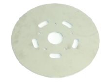 Puch Monza Grand Prix Remschijf Rvs - Diameter Binnenzijde: 39mm - Diameter Buitenzijde: 219mm - Diameter Boorgaten: 6mm - Hartafstand Boorgaten: 48mm