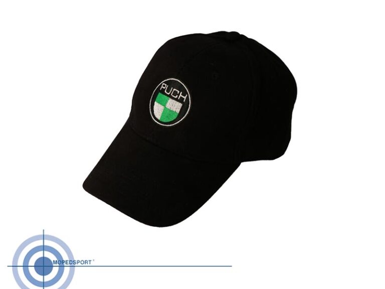 Puch Pet / Cap Met Puch Logo Zwart