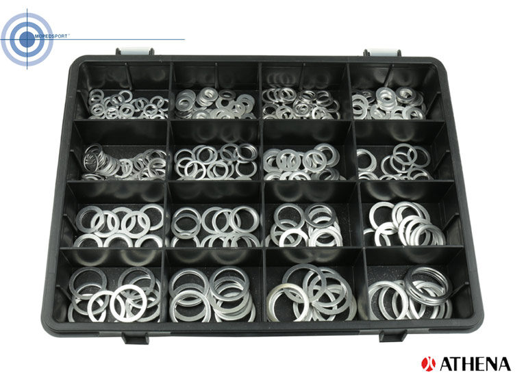 Athena Universeel Scooter Bromfiets Box Aluminium Ringen - Diverse Afmetingen Ring Shimring Athena Dichtring