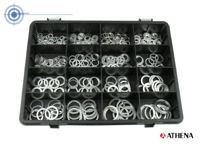 Athena Universeel Scooter Bromfiets Box Aluminium Ringen - Diverse Afmetingen Ring Shimring Athena Dichtring