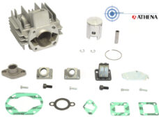 Athena 80cc cilinderkit 48mm met membraan en spruitstuk voor Sachs 504 505