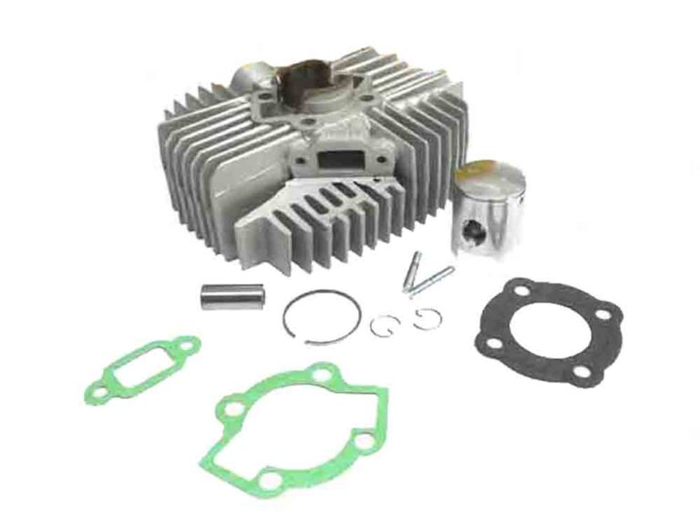 Kreidler cilinder + zuiger Parmakit 50cc 40mm sport 42201.00 smalle tap