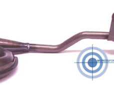 Vespa Ciao Uitlaat Krul Blank Gelakt ciao Si Citta  22mm 