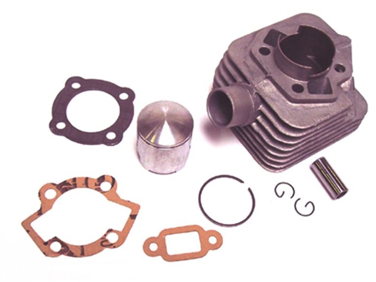 Kreidler cilinder+ zuiger 44mm 70cc geforceerde koeling Parmakit schuine inlaat 42105.00