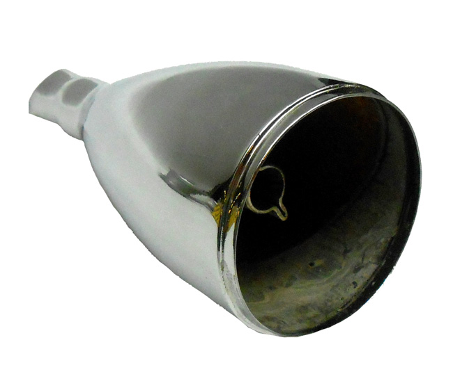 Sachs Kreidler Universeel Bromfiets Einddemper -sigaar-model 65mm Chroom Bromfiets Uitlaat
