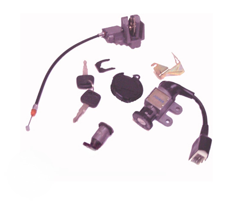 Scooter GY6 China-Peugeot-Kymco contactsloten set 5 pin cpl. 4T/takt China GY6/QMB