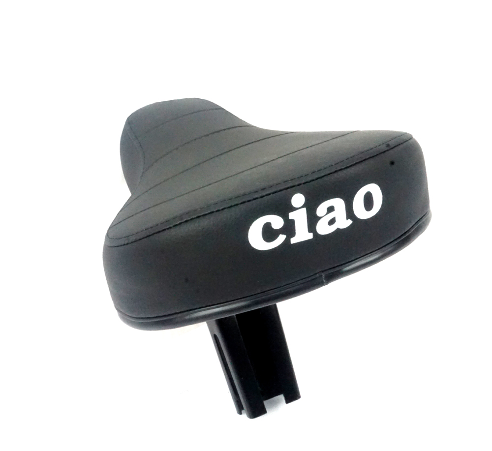 Zwart zadel voor Piaggio Ciao en Vespa Ciao bromfiets
