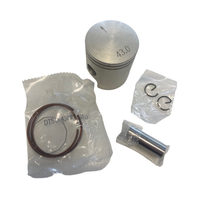 Aftermarket zuiger 43mm voor Yamaha DT50 MX big bore cilinder