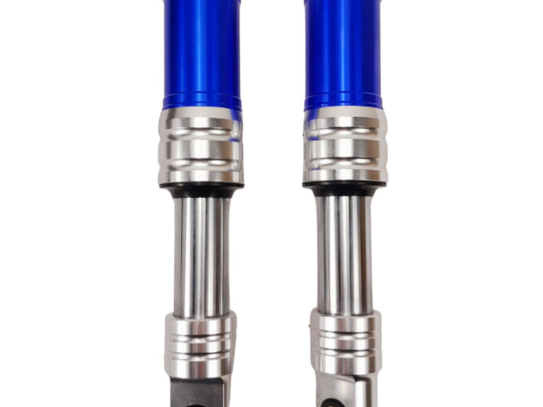 Hydraulische schokbrekerset 280mm blauw aluminium Puch Maxi Honda Camino Tomos