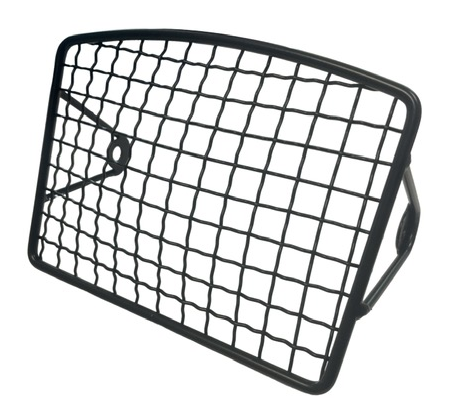 Zwart koplamprooster 17x12 cm voor Honda MT en Tomos A3 A35