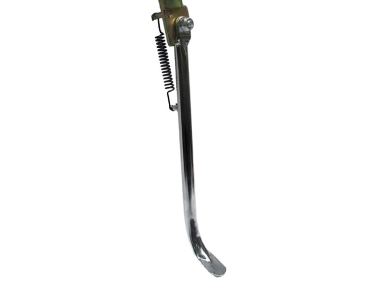 Universele chromen jiffystand 34cm zijstandaard voor brommer en moped