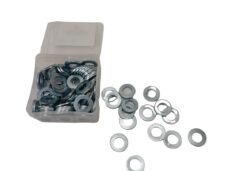 Sluitring M10 staal verzinkt DIN125A vlakke ring per 100 stuks