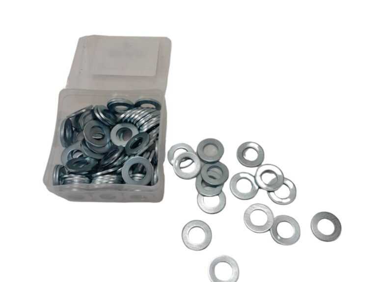 Sluitring M10 staal verzinkt DIN125A vlakke ring per 100 stuks