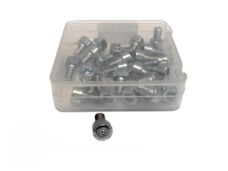 Verzinkte inbusbouten M6 x 10mm DIN 912 set van 25 stuks