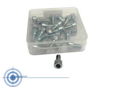 Set van 25 verzinkte M6 x 12mm inbusbouten DIN 912 voor scooter en brommer