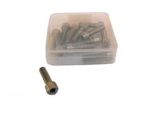 Set van 12 verzinkte inbusbouten M6 x 25mm DIN 912 voor scooter en brommer