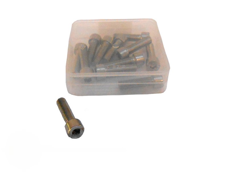 Set van 12 verzinkte inbusbouten M6 x 25mm DIN 912 voor scooter en brommer