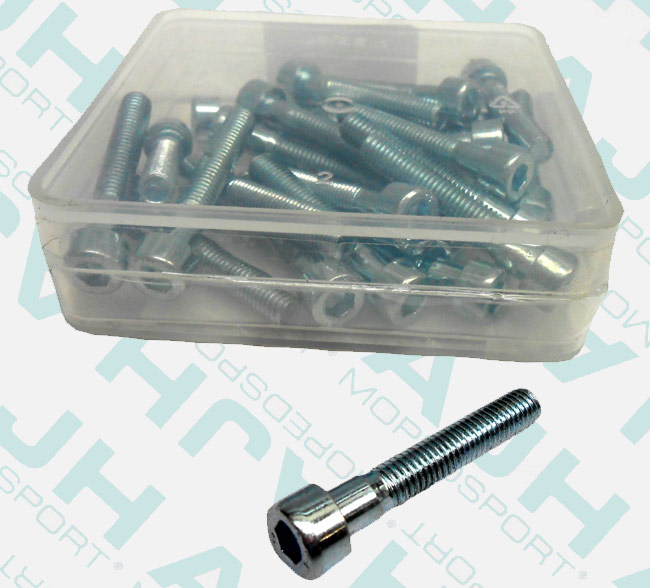 Inbusbout M5x30 DIN 912 cilinderkop set van 25 stuks