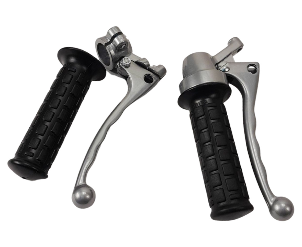 Lusito handelset vintage grijs Kreidler gas en remhendel