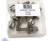 Universeel Yamaha Kabelstelbout M6 Met Sleuf Per 6 Stuks