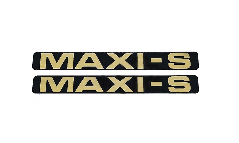 Puch Maxi Stickerset Maxi-s Zwart / Goud 172 X 23mm Tank Transfer Sticker