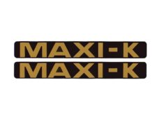 Puch Maxi Stickerset Maxi-k Zwart / Goud 172 X 23mm Tank Transfer Sticker