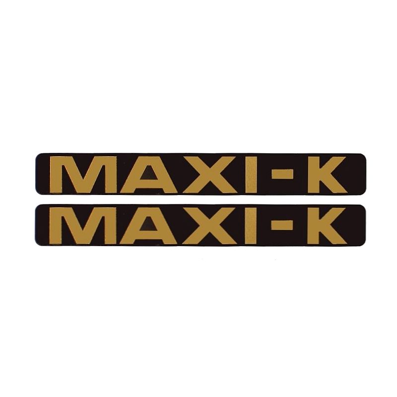 Puch Maxi Stickerset Maxi-k Zwart / Goud 172 X 23mm Tank Transfer Sticker