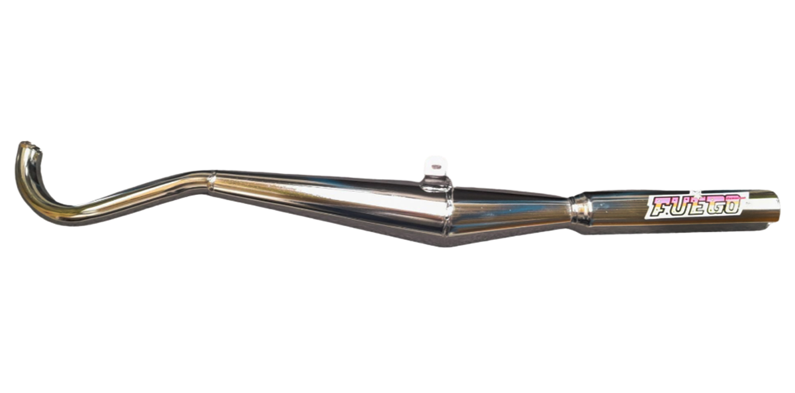 PUCH MAXI Uitlaat chroom Boss -24mm bocht
