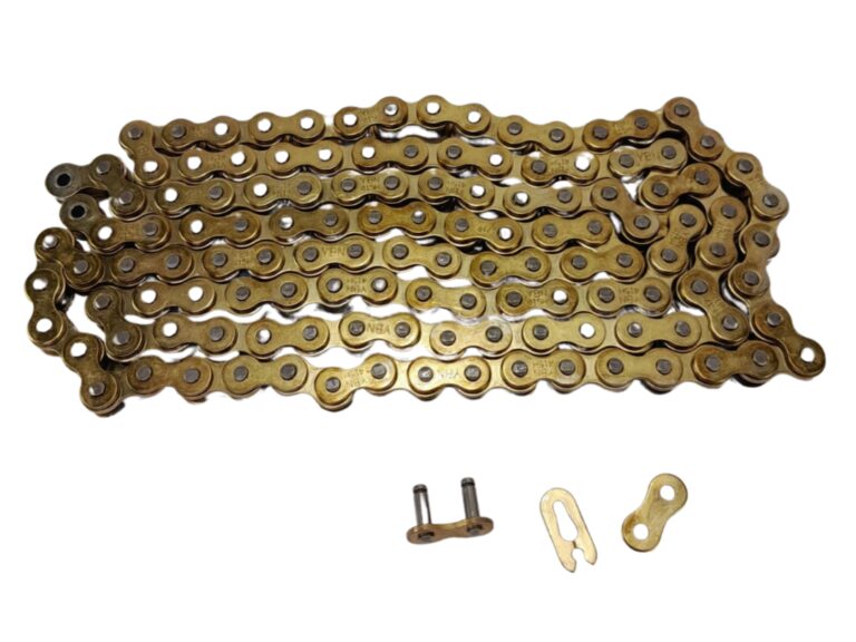 Yaban 415H aandrijfketting goud 128 schakels voor Puch Maxi en Tomos
