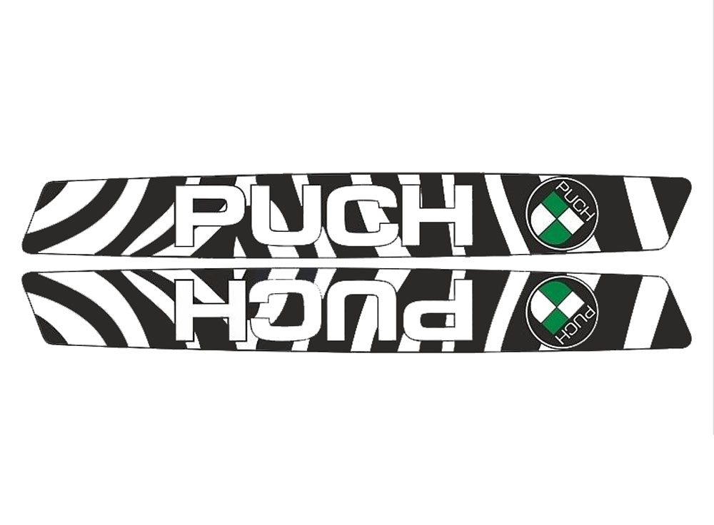 Puch Maxi Tanktransferset Puch Maxi ''zebra'' Sticker Set