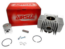 Airsal 43,5mm 60cc aluminium cilinderkit met zuiger voor Morini M1